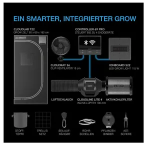 AC Infinity Growbox 60x60 115W 1 Pflanze kaufen 2
