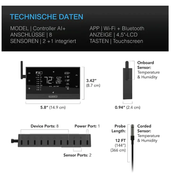 AC Infinity CONTROLLER AI+ Umweltcontroller kaufen