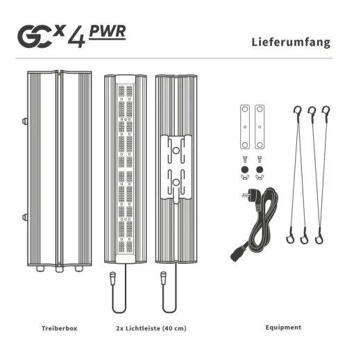 Greenception GCx 4 PWR Pflanzen-LED 160W kaufen