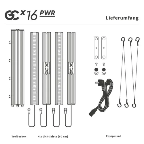 Greenception GCx 16 PWR LED 640W Pflanzenlicht kaufen