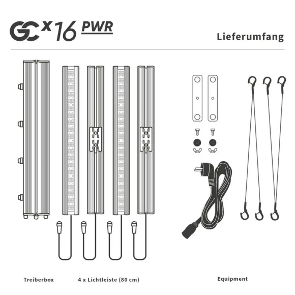 Greenception GCx 16 PWR LED 640W Pflanzenlicht kaufen