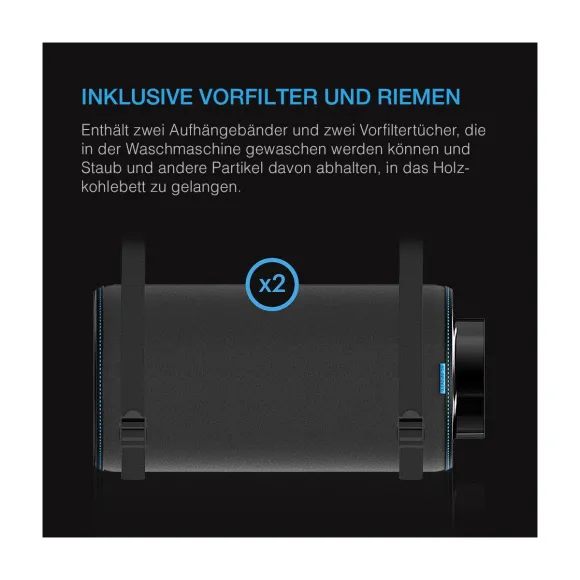 AC Infinity Aktivkohlefilter 1308m³/h kaufen