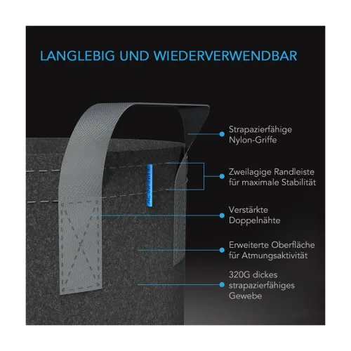 AC Infinity Stofftöpfe 11L 5er-Pack LST kaufen