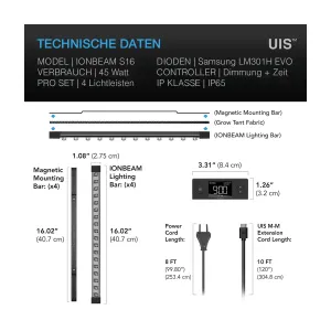 AC Infinity Ionbeam S16 Vollspektrum 4er Set kaufen 2