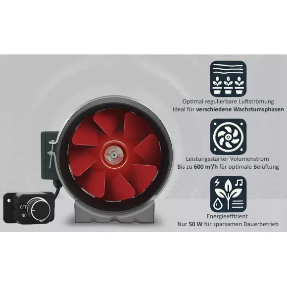 Bloomstar Horti Pro EC600 150mm 600m³/h kaufen
