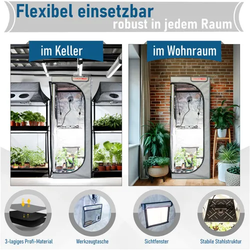 Crescience Bloomstar Growzelt M 80x80x180 kaufen