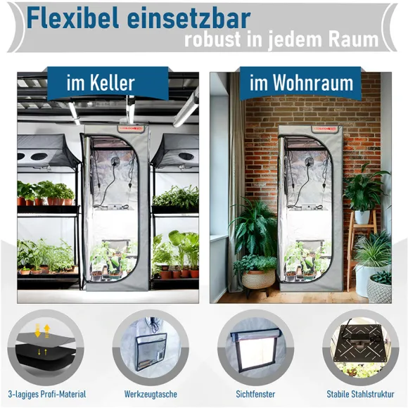 Crescience Bloomstar Growzelt M 80x80x180 kaufen