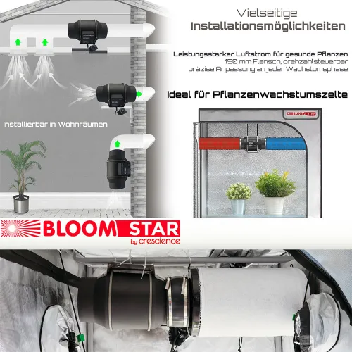 Bloomstar Horti Pro EC600 150mm 600m³/h kaufen