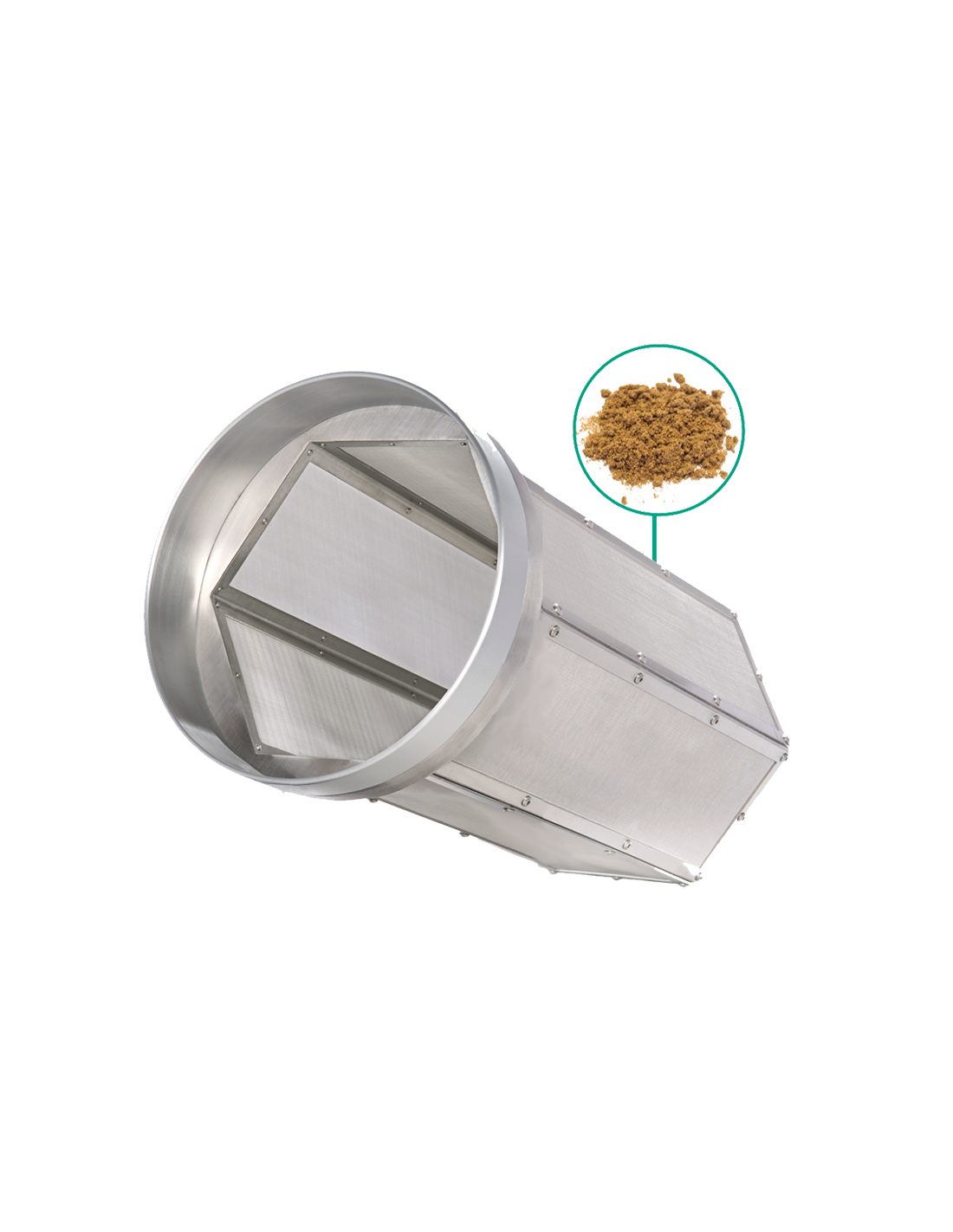 Heisenberg Netz-Trommel 150my Für HNBG Pollenmaschine - 9 Liter Fassungsvermögen