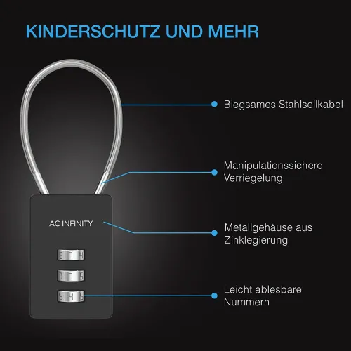 AC Infinity Kombinationsschloss 2er-Set kaufen