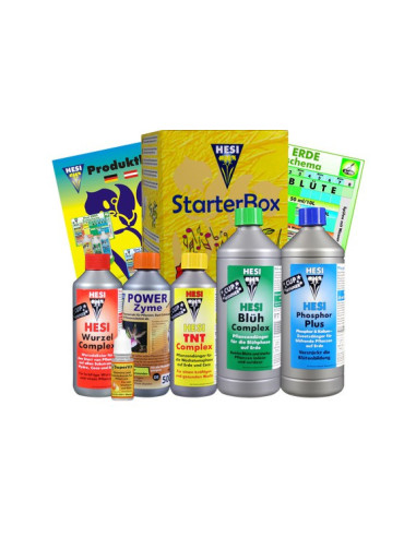 Hesi Starterbox Für Erde Komplett-Set - Mit Dosierpumpe & Messbecher Für Gesundes Pflanzenwachstum