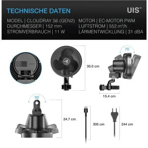 AC Infinity Cloudray S6 GEN 2 kaufen 2