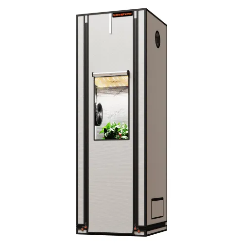 Spider Farmer Growzelt 60x60x180 Pro Indoor Grow Tent geschlossen Ansicht
