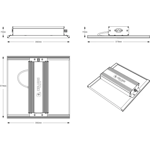 Caluma Force 150W LED für 60x60 cm kaufen