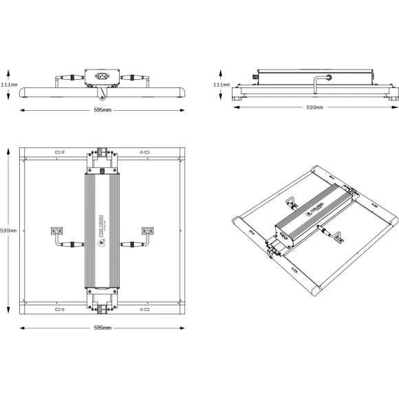 Caluma Force 320W LED für 100x100cm kaufen