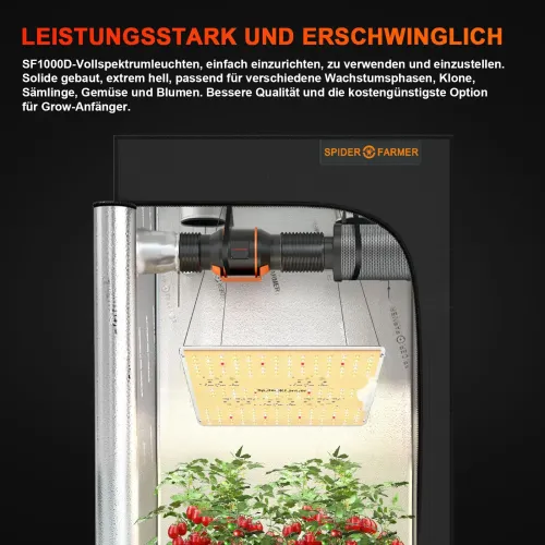 Spider Farmer SF1000 Grow LED Pflanzenzucht kaufen