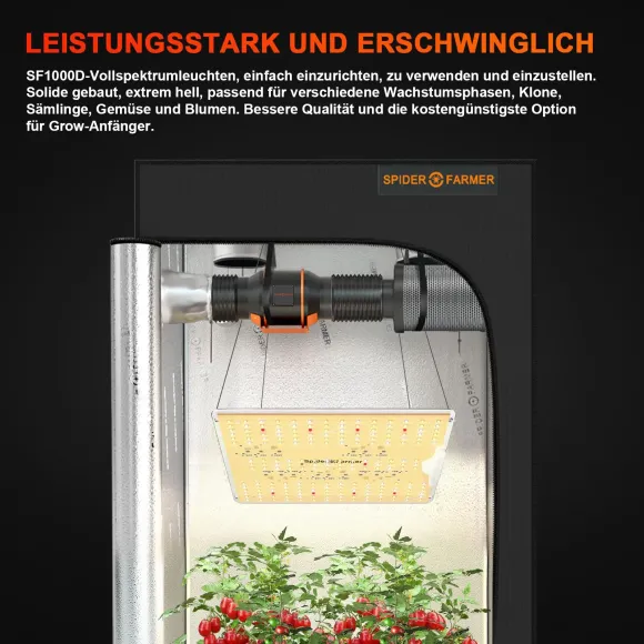 Spider Farmer SF1000 Grow LED Pflanzenzucht kaufen