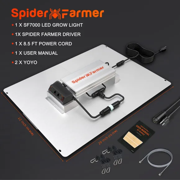 Spider Farmer SF1000 Grow LED Pflanzenzucht kaufen