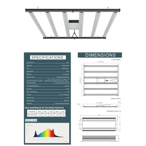 Fortis BYD 720W LED für 120x120cm Growing kaufen