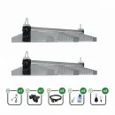 2x SANlight EVO 3-100 1.5 (400W gesamt) für 100x100 cm Grow LED