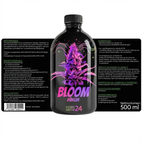 Homegrow24 Bloom Dünger für Blüte kaufen