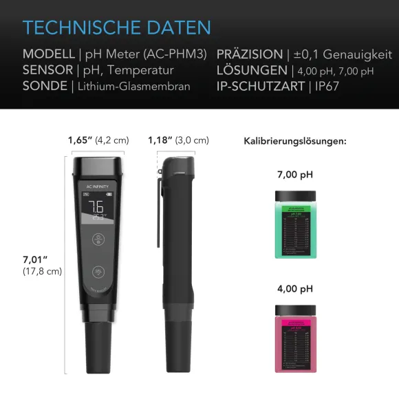 AC Infinity pH-Stift Tester für Wasser kaufen
