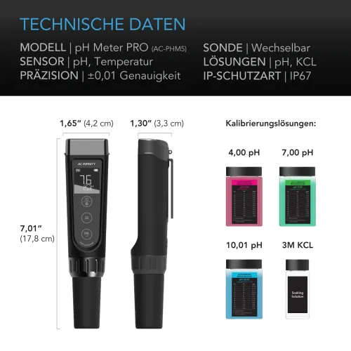 AC Infinity pH-Meter PRO Kit wechselbarer Sonde kaufen