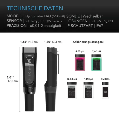 AC Infinity pH/EC Hydroponic Meter PRO Kit kaufen