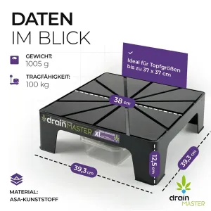 DrainMaster XL Wanne - Staunässe Schutz kaufen 2