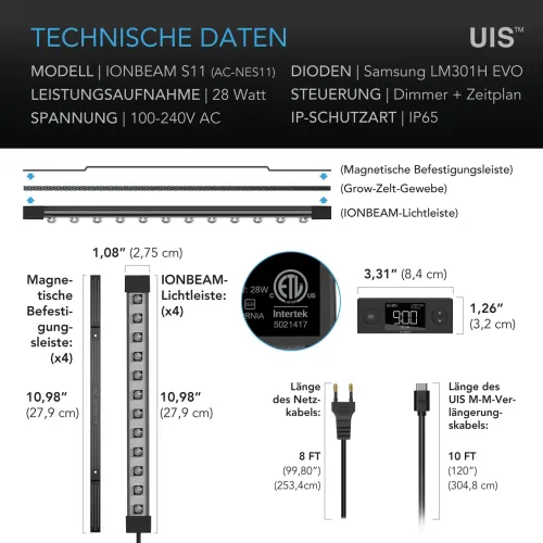 AC Infinity Ionbeam S11 Vollspektrum LED Leisten kaufen