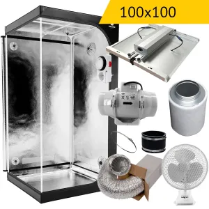 Anfänger Growbox Komplettset 100x100 cm 320W kaufen