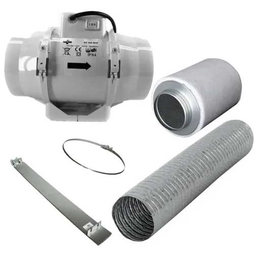 Grow Abluft Set Eco 280m³/h 125mm 100x100 kaufen