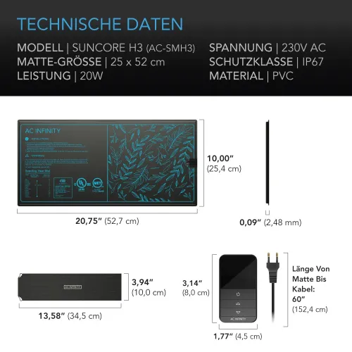 AC Infinity SUNCORE H3 smart 25,4x52,7cm kaufen