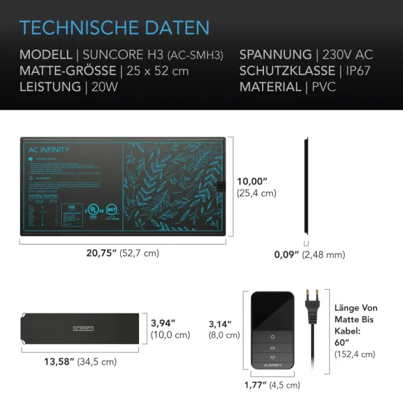 AC Infinity SUNCORE H3 smart 25,4x52,7cm kaufen