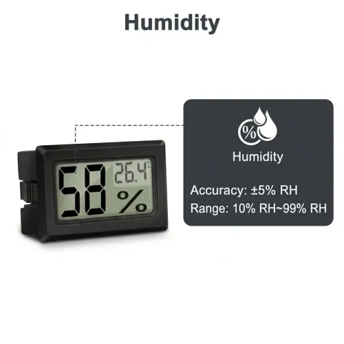 Digitales Hygrometer 45x25mm kaufen