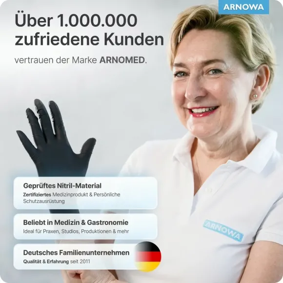 ARNOWA Nitril Handschuhe Schwarz  kaufen