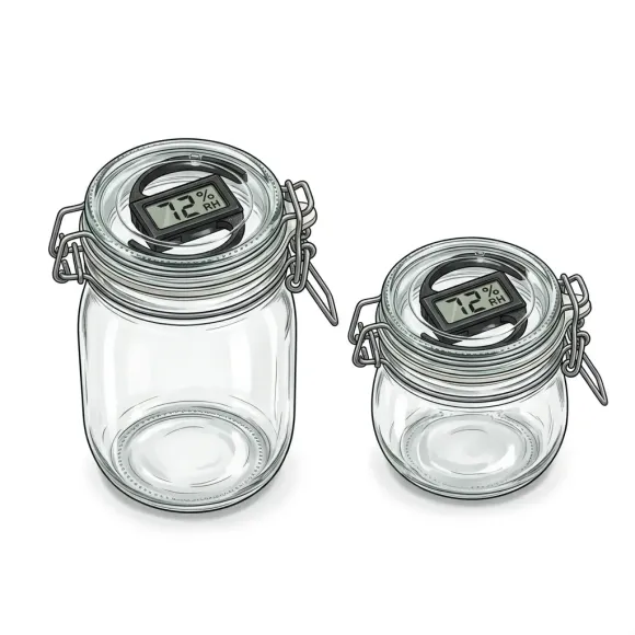 Bügelverschlussgläser mit Hygrometer 500ml kaufen