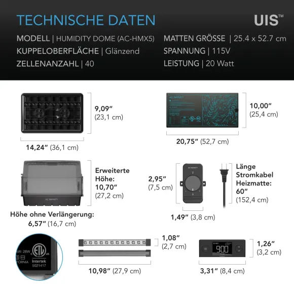 AC Infinity Stecklings-Gewächshaus Set kaufen