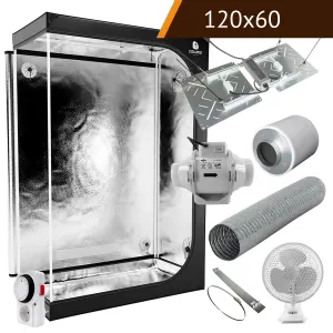 3 Pflanzen Growbox Komplettset Budget 120x60x180 kaufen