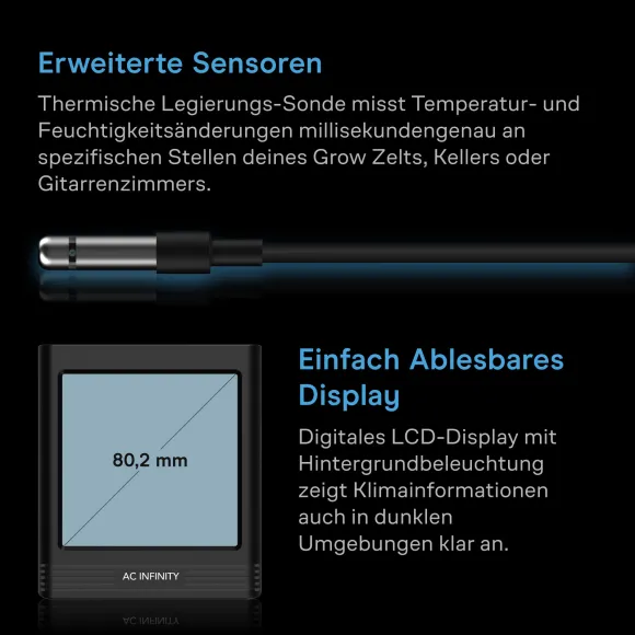 AC Infinity Smart Hygrometer B1 Growraum-Klima kaufen