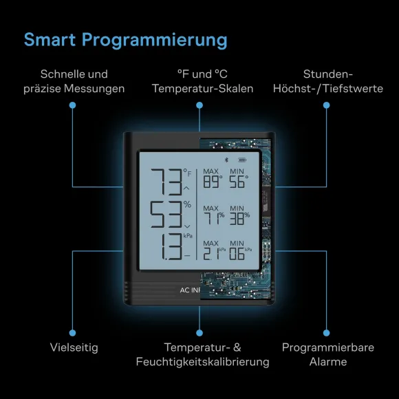 AC Infinity Smart Hygrometer B1 Growraum-Klima kaufen