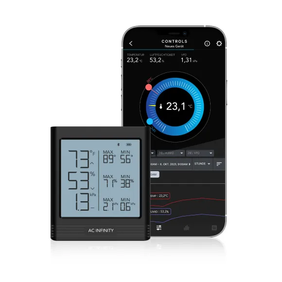 AC Infinity Smart Hygrometer B2 Temperatur Luftfeuchte kaufen