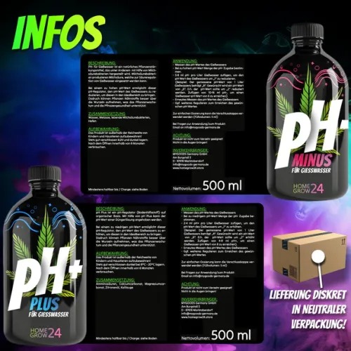 Homegrow24 pH Regulator pH- 500ml kaufen