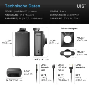 AC Infinity HYDRONE 7 – Pflanzenentfeuchter für große Grow-Räume | Präzise VPD-Kontrolle 2