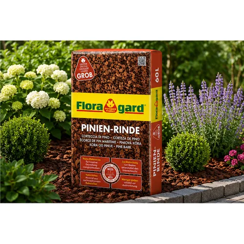 Floragard Pinien-Rinde grob 25-40mm 60 Liter kaufen