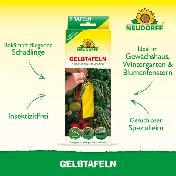 Neudorff Gelbtafeln 7 Stück gegen Schädlinge kaufen