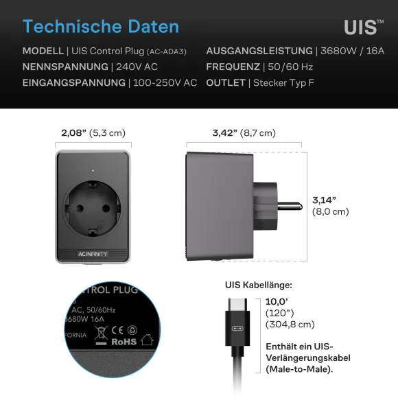 AC Infinity UIS-Steuerstecker für Grow-Geräte kaufen