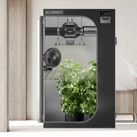 AC Infinity AI+ Grow Zelt-System 90x90x180 260W, 3 Pflanzen-Set