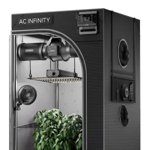 AC Infinity AI+ Grow Zelt-System 90x90x180 260W, 3 Pflanzen-Set