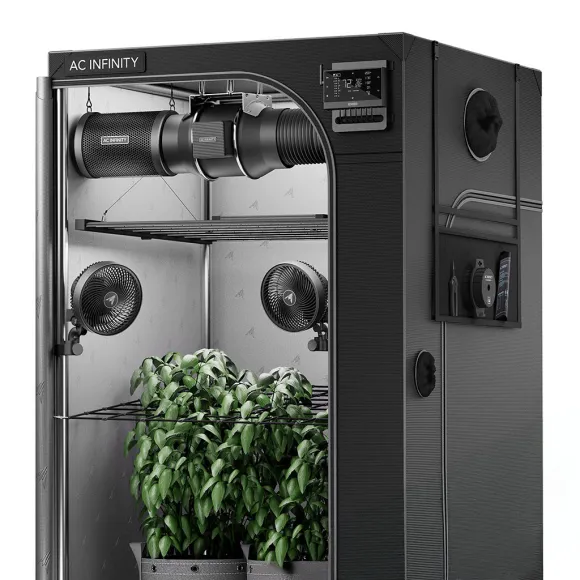 AC Infinity AI+ Grow Zelt-System PRO 120x120x200 500W, 4 Pflanzen-Set